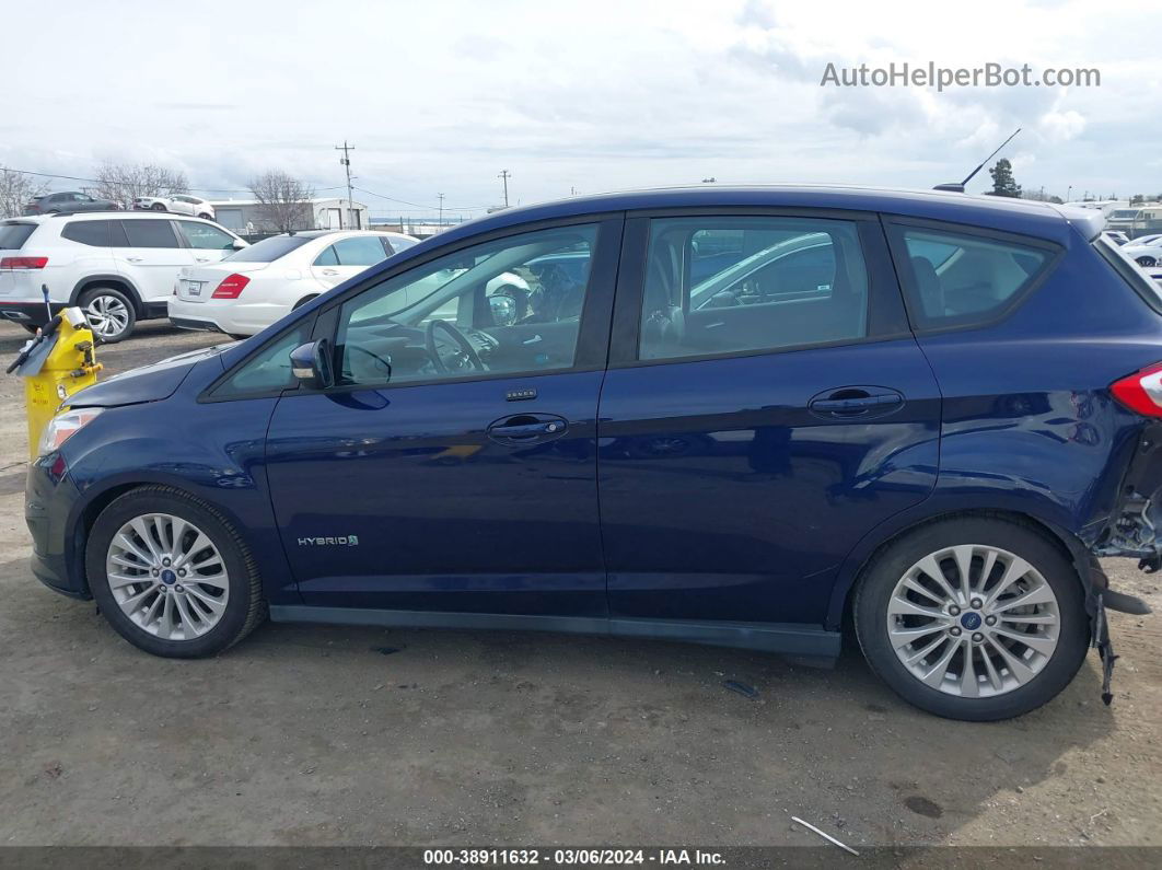 2017 Ford C-max Hybrid Se Blue vin: 1FADP5AU6HL105881