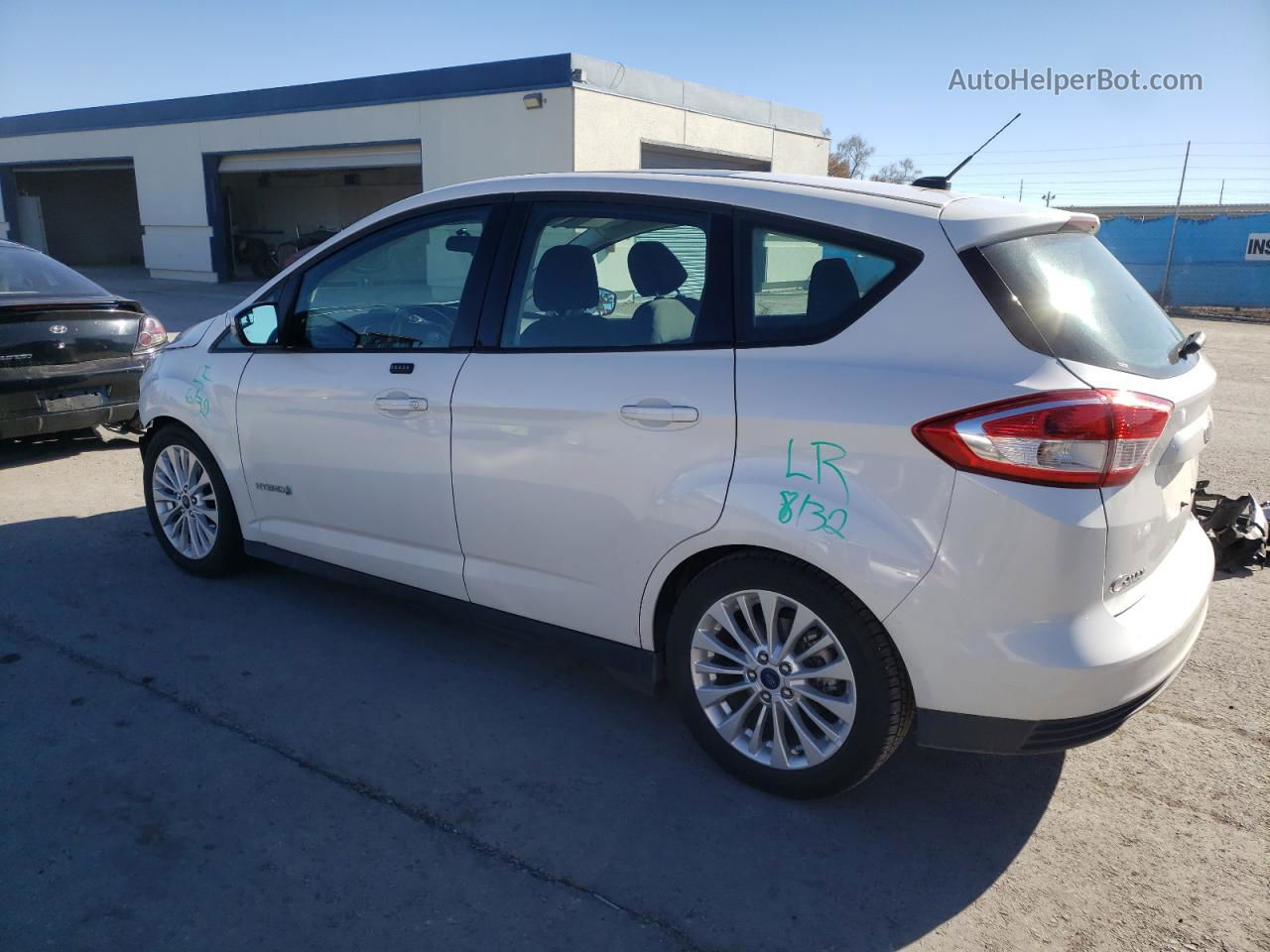 2017 Ford C-max Se White vin: 1FADP5AU6HL115861