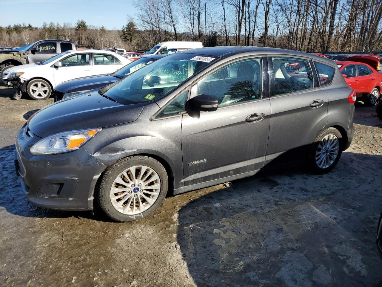 2017 Ford C-max Se Charcoal vin: 1FADP5AU6HL117075