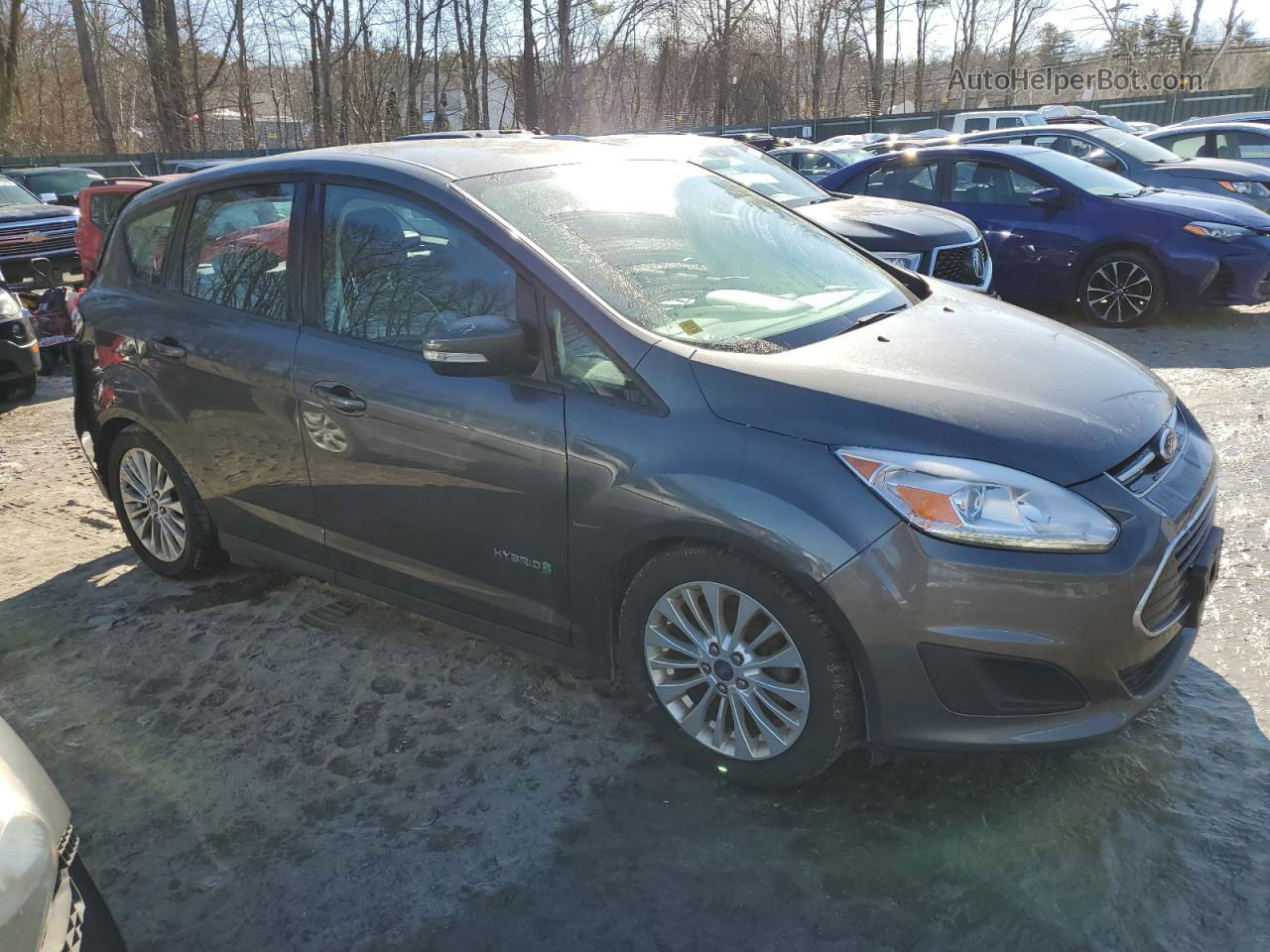 2017 Ford C-max Se Charcoal vin: 1FADP5AU6HL117075