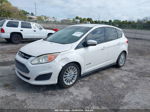 2013 Ford C-max Hybrid Se White vin: 1FADP5AU7DL502476