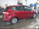 2013 Ford C-max Hybrid Se Red vin: 1FADP5AU7DL515731