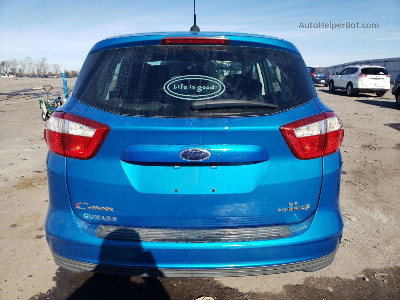 2013 Ford C-max Se Синий vin: 1FADP5AU7DL518158