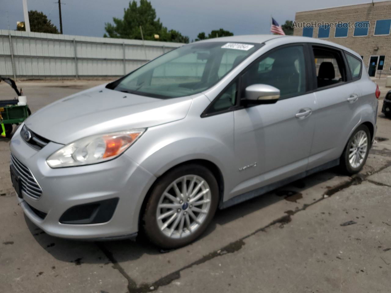 2013 Ford C-max Se Silver vin: 1FADP5AU7DL531847