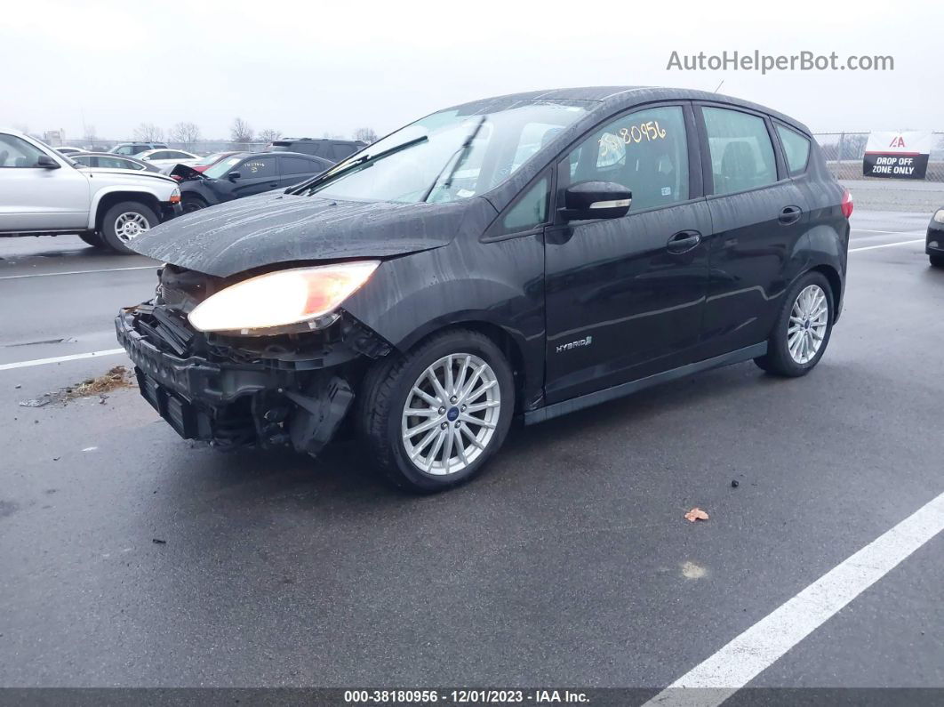 2013 Ford C-max Hybrid Se Black vin: 1FADP5AU7DL535784