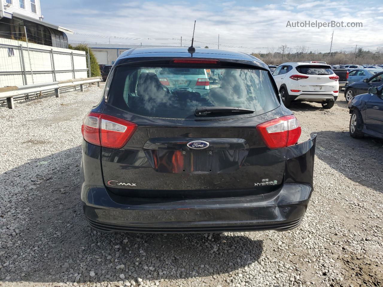 2014 Ford C-max Se Black vin: 1FADP5AU7EL505332