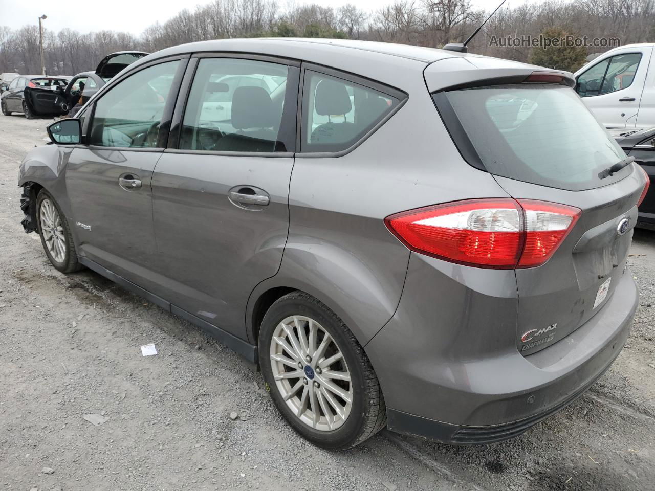 2014 Ford C-max Se Gray vin: 1FADP5AU7EL505542