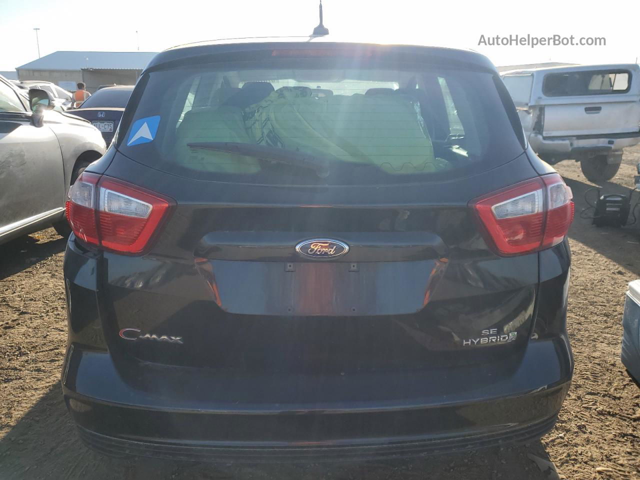 2014 Ford C-max Se Black vin: 1FADP5AU7EL506609