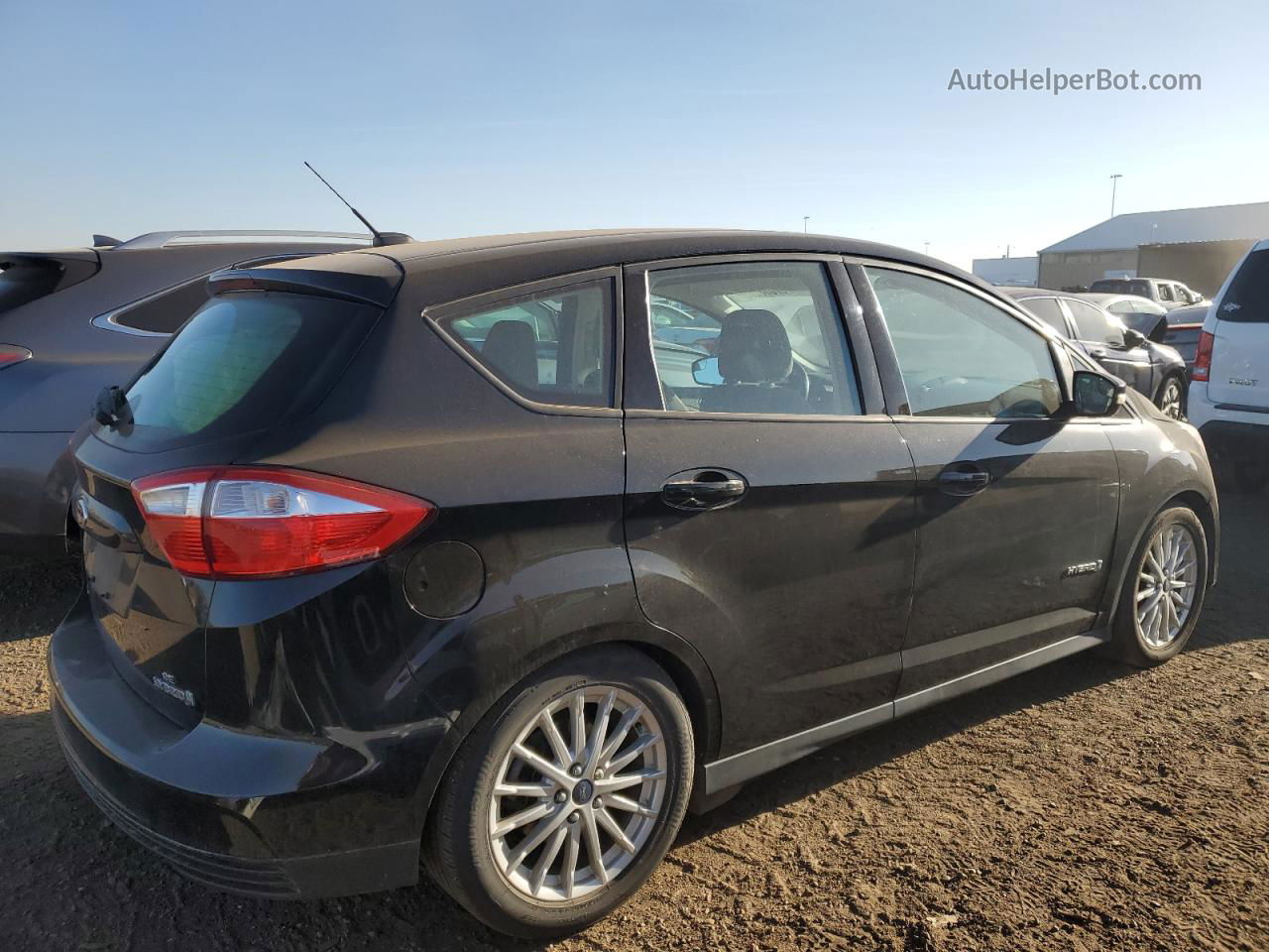 2014 Ford C-max Se Black vin: 1FADP5AU7EL506609