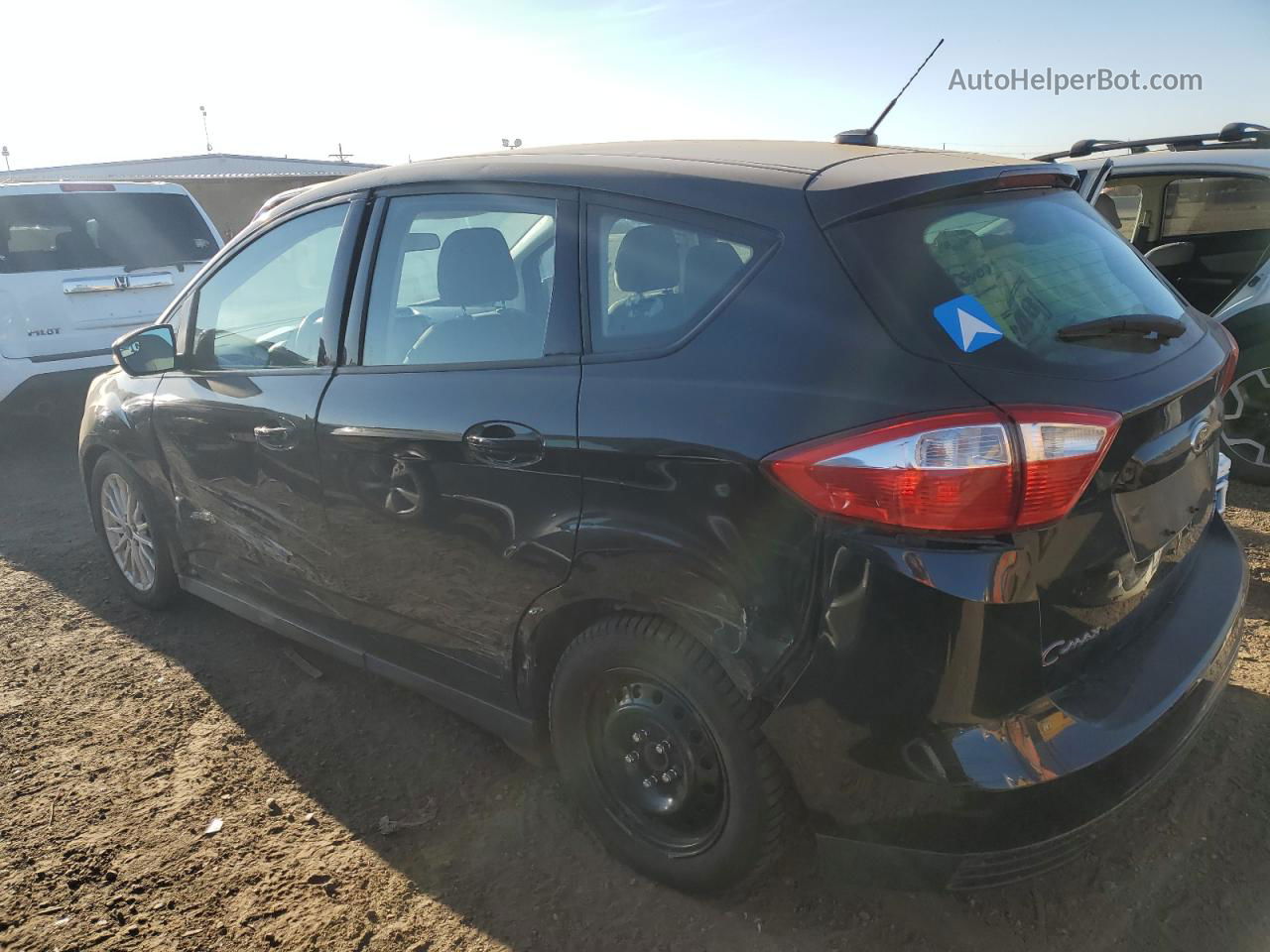 2014 Ford C-max Se Black vin: 1FADP5AU7EL506609