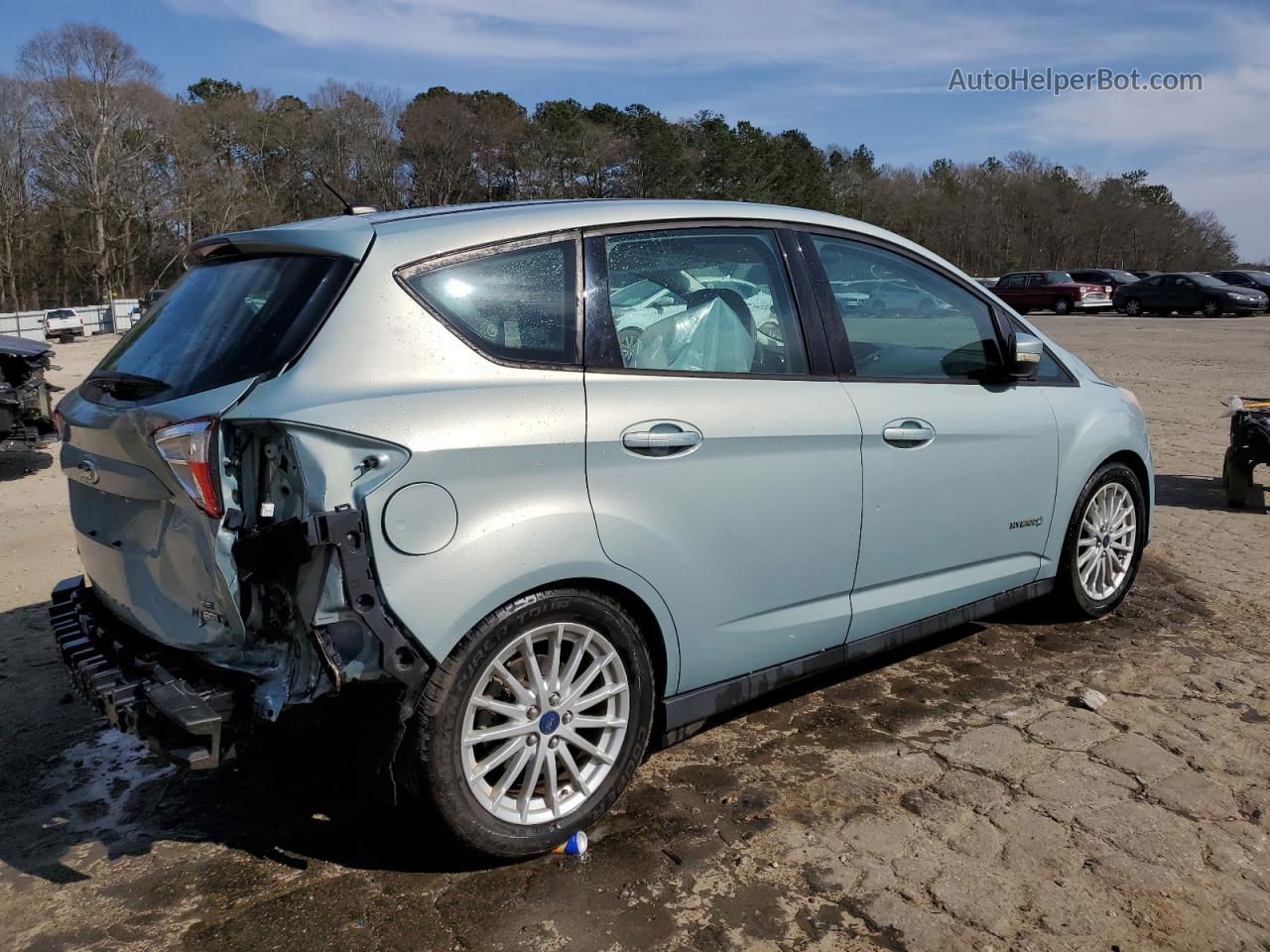 2014 Ford C-max Se Turquoise vin: 1FADP5AU7EL515651