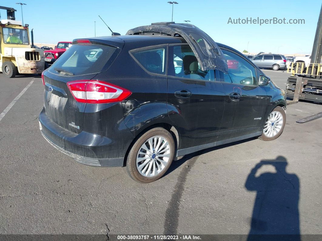 2017 Ford C-max Hybrid Se Black vin: 1FADP5AU7HL105663