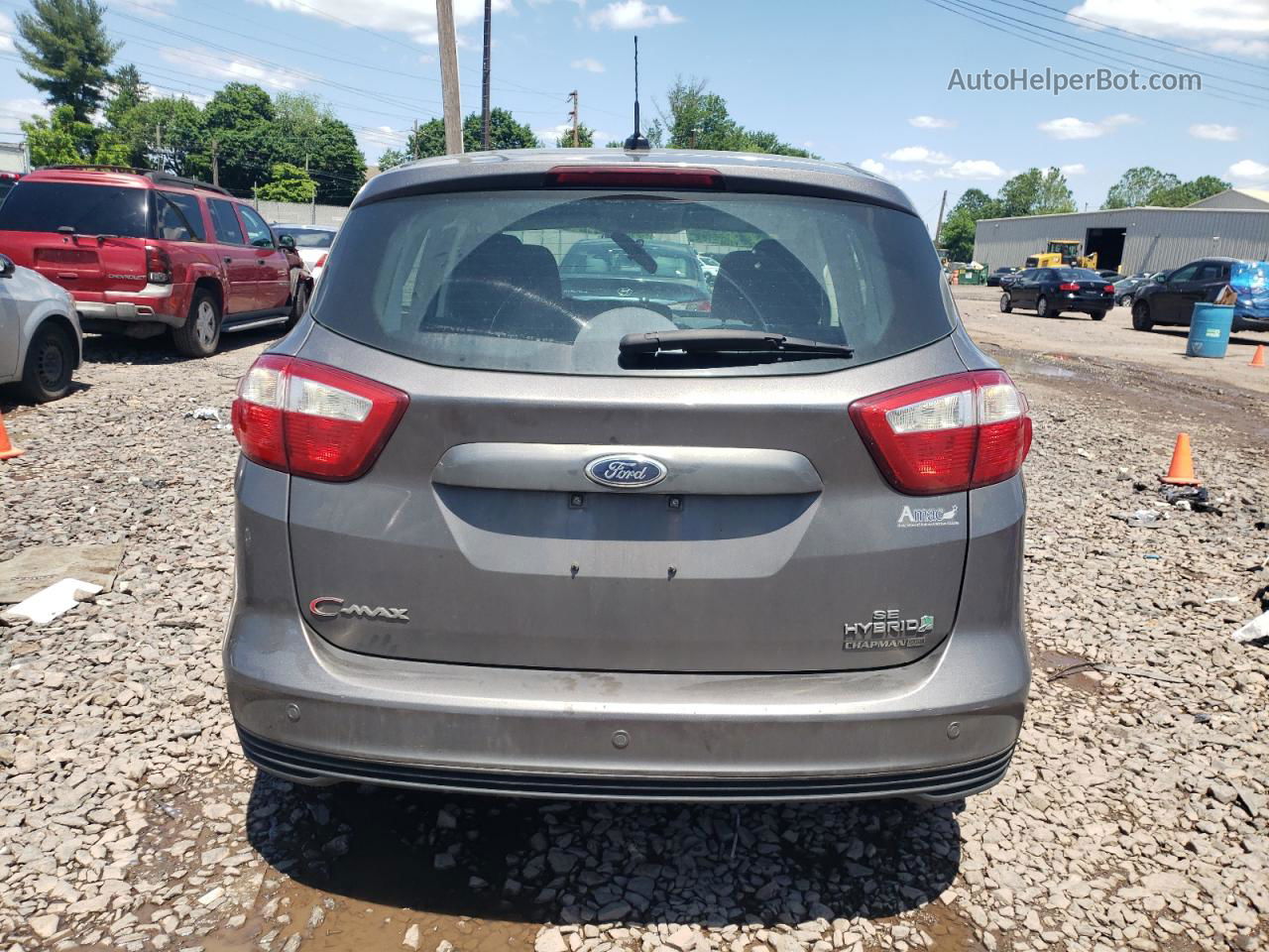 2013 Ford C-max Se Gray vin: 1FADP5AU8DL500266