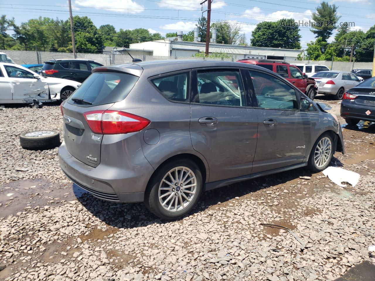 2013 Ford C-max Se Gray vin: 1FADP5AU8DL500266