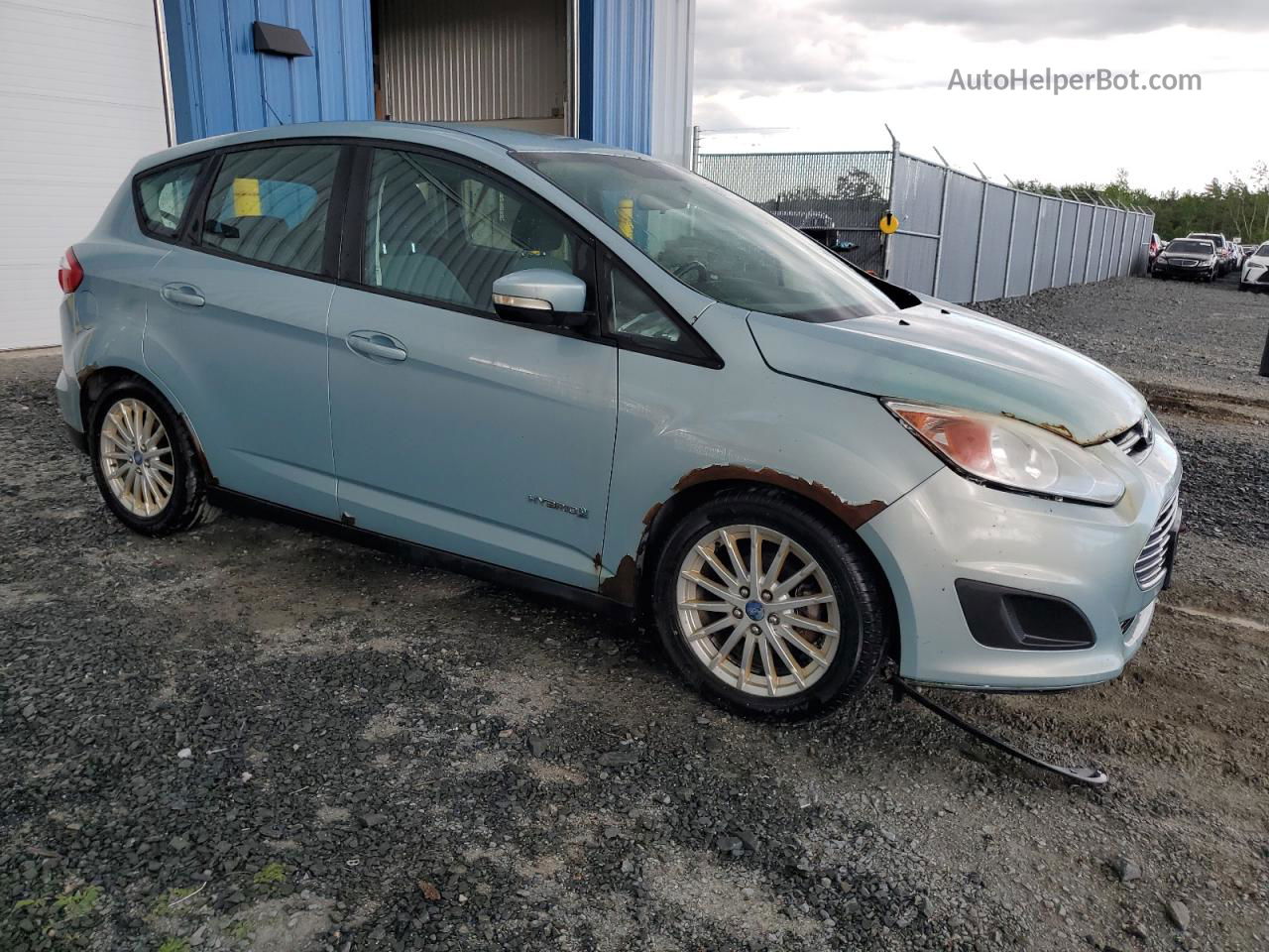 2013 Ford C-max Se Blue vin: 1FADP5AU8DL510084