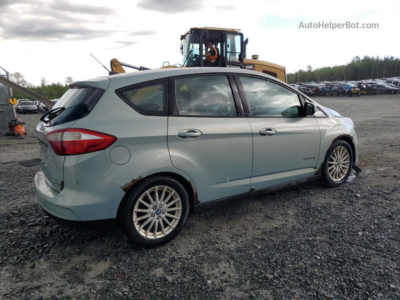 2013 Ford C-max Se Blue vin: 1FADP5AU8DL510084