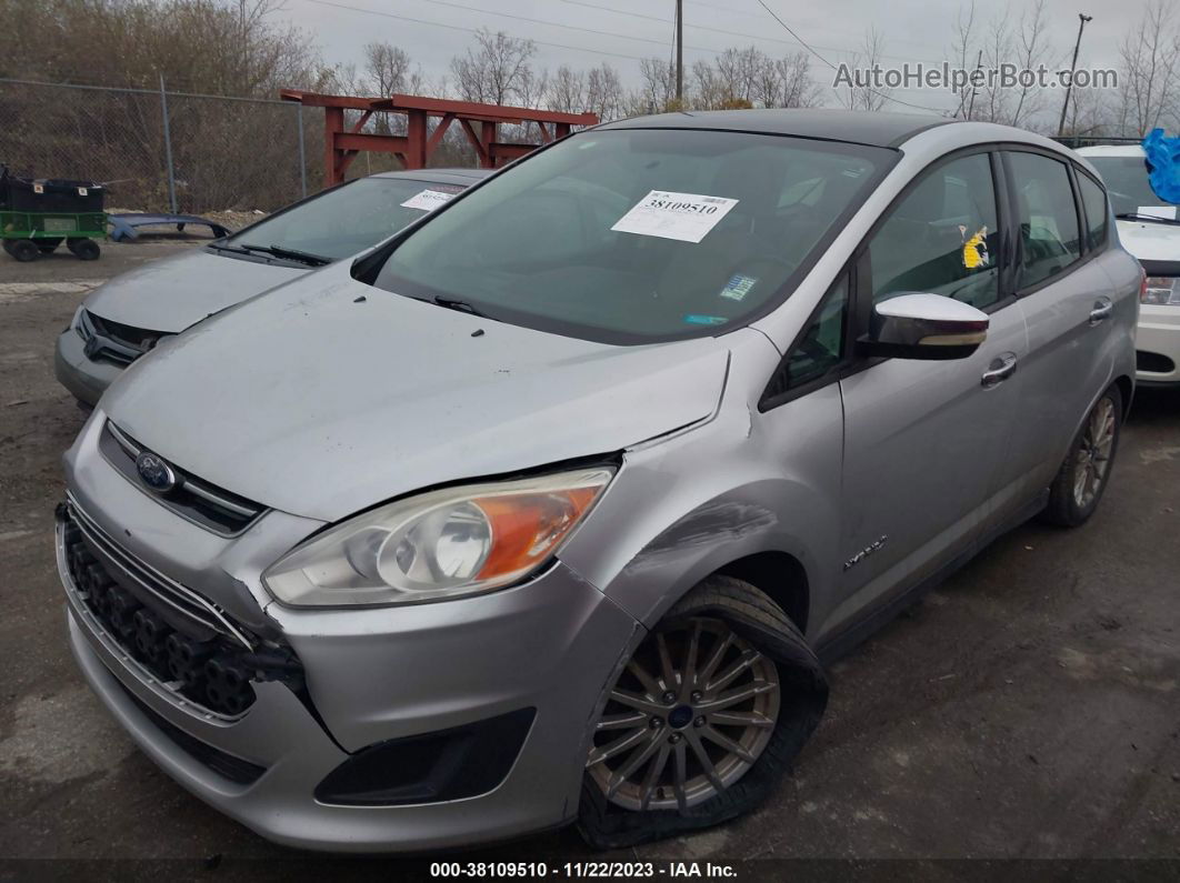 2013 Ford C-max Hybrid Se Silver vin: 1FADP5AU8DL529430