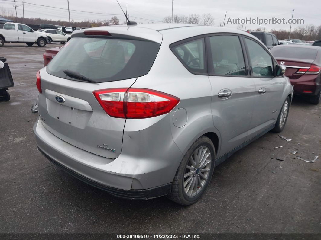 2013 Ford C-max Hybrid Se Silver vin: 1FADP5AU8DL529430