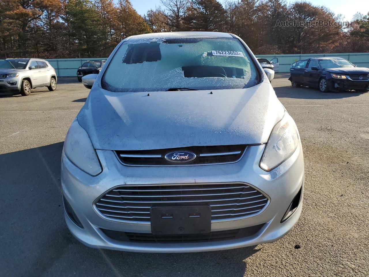 2013 Ford C-max Se Silver vin: 1FADP5AU8DL534577