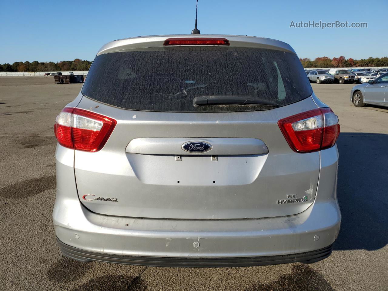 2013 Ford C-max Se Silver vin: 1FADP5AU8DL534577