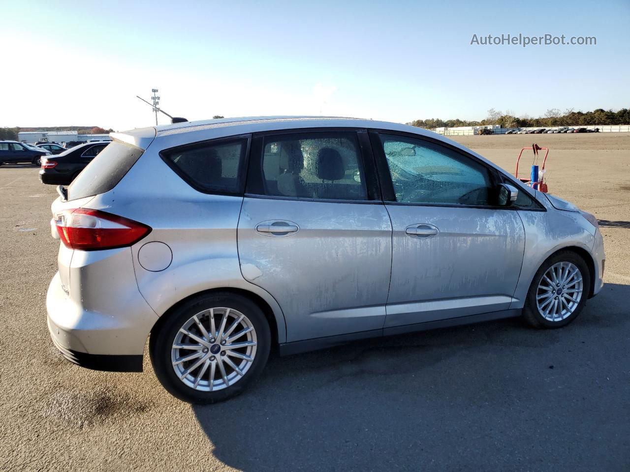 2013 Ford C-max Se Silver vin: 1FADP5AU8DL534577