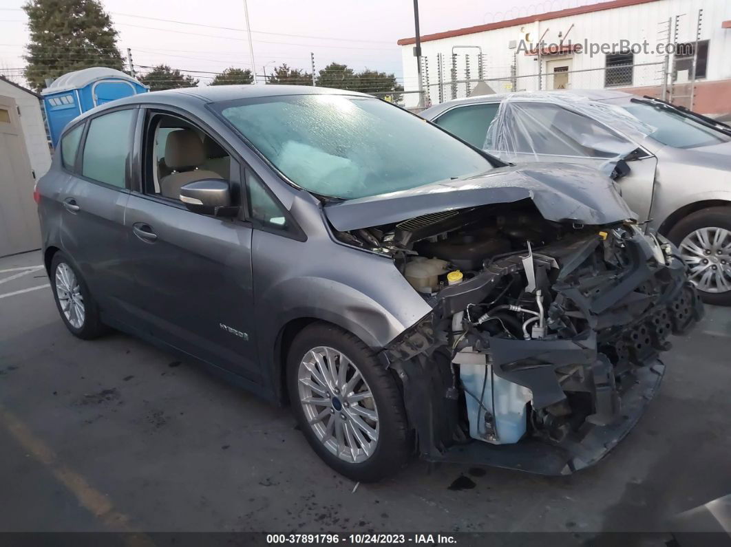 2013 Ford C-max Hybrid Se Gray vin: 1FADP5AU8DL541562