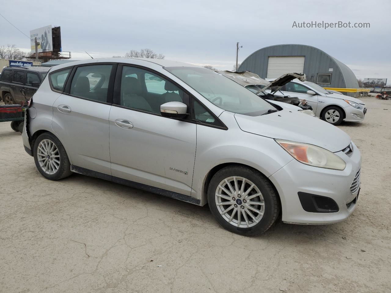 2013 Ford C-max Se Серебряный vin: 1FADP5AU8DL548656