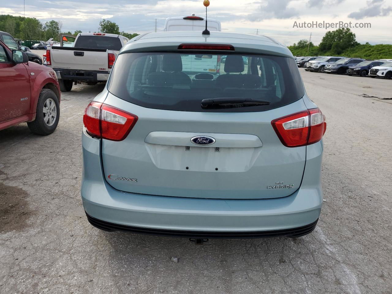 2013 Ford C-max Se Синий vin: 1FADP5AU8DL554537