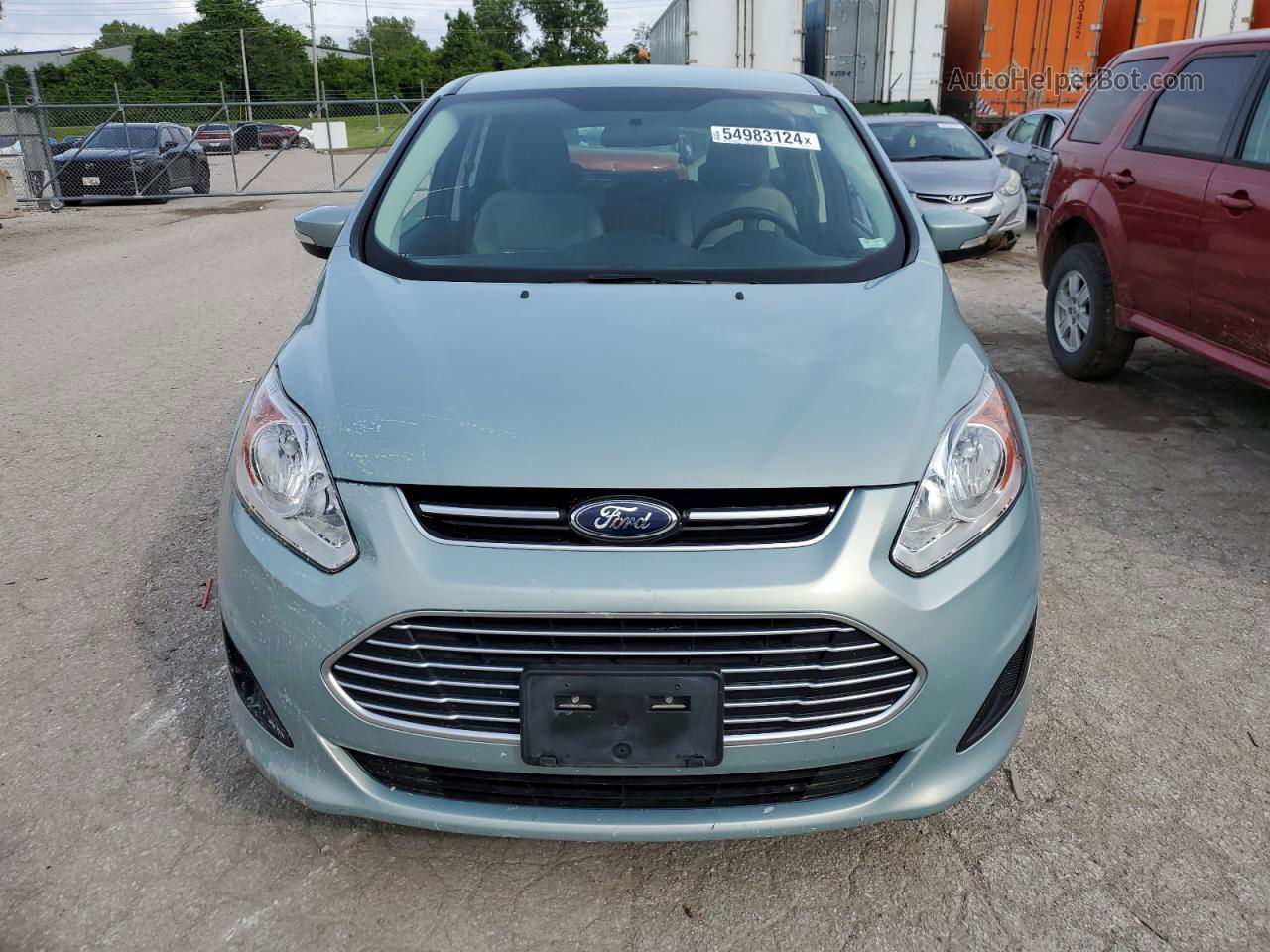 2013 Ford C-max Se Blue vin: 1FADP5AU8DL554537