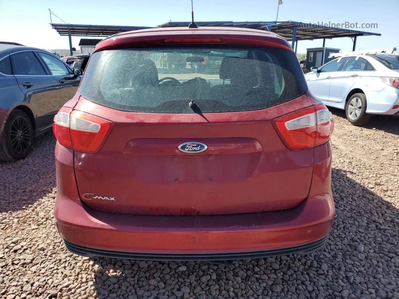 2014 Ford C-max Se Красный vin: 1FADP5AU8EL513200