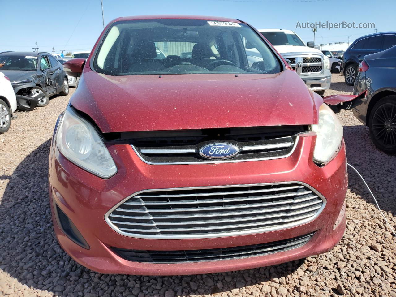 2014 Ford C-max Se Красный vin: 1FADP5AU8EL513200