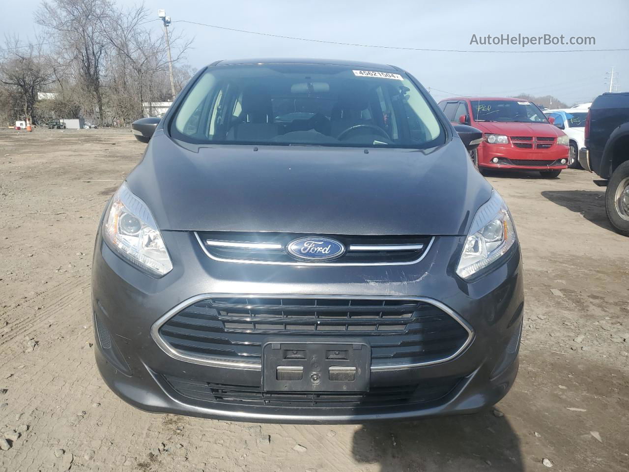 2017 Ford C-max Se Gray vin: 1FADP5AU8HL117756