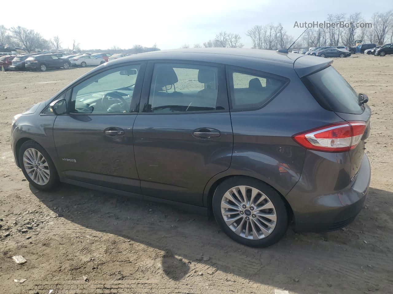 2017 Ford C-max Se Gray vin: 1FADP5AU8HL117756