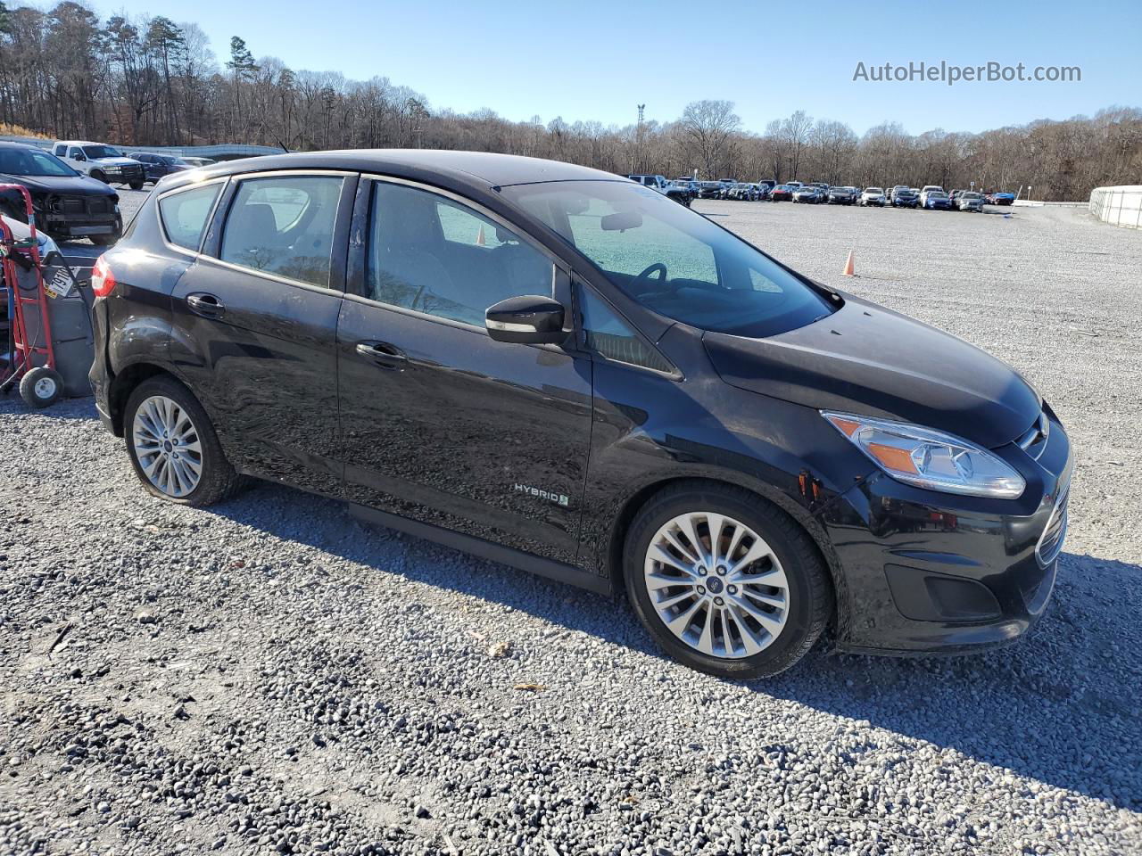 2017 Ford C-max Se Black vin: 1FADP5AU8HL118776