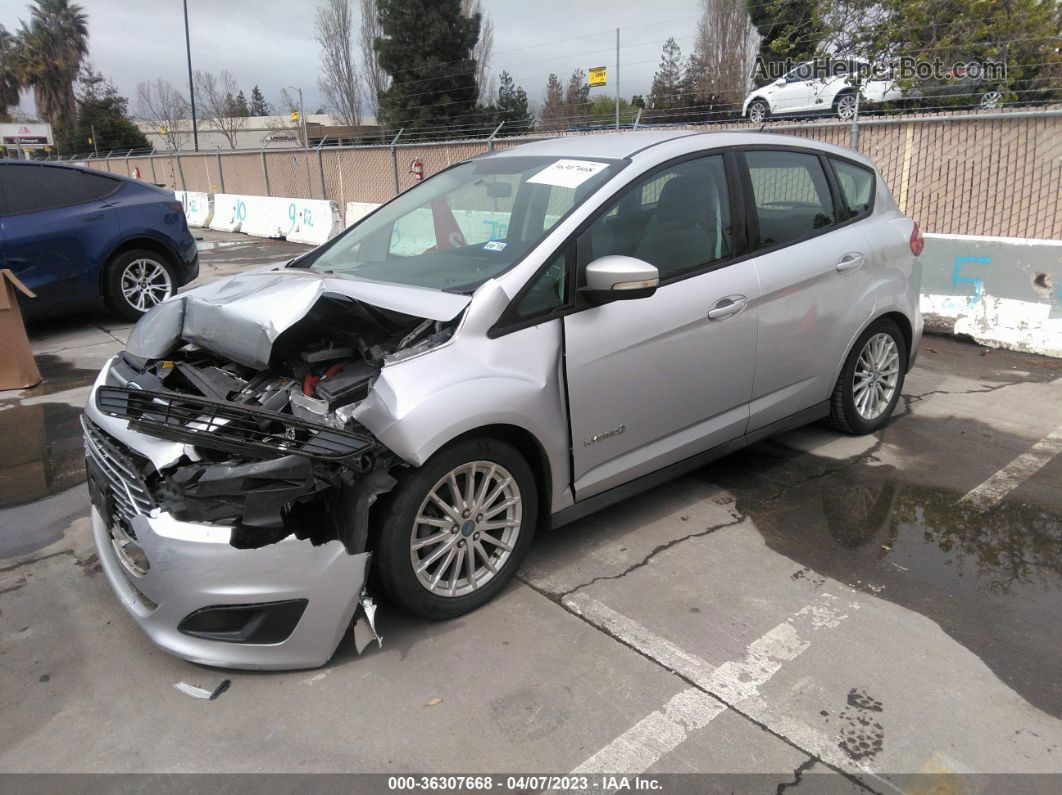 2013 Ford C-max Hybrid Se Silver vin: 1FADP5AU9DL502432