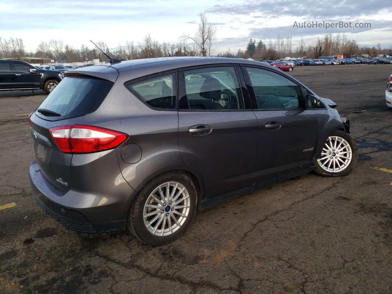 2013 Ford C-max Se Gray vin: 1FADP5AU9DL504682