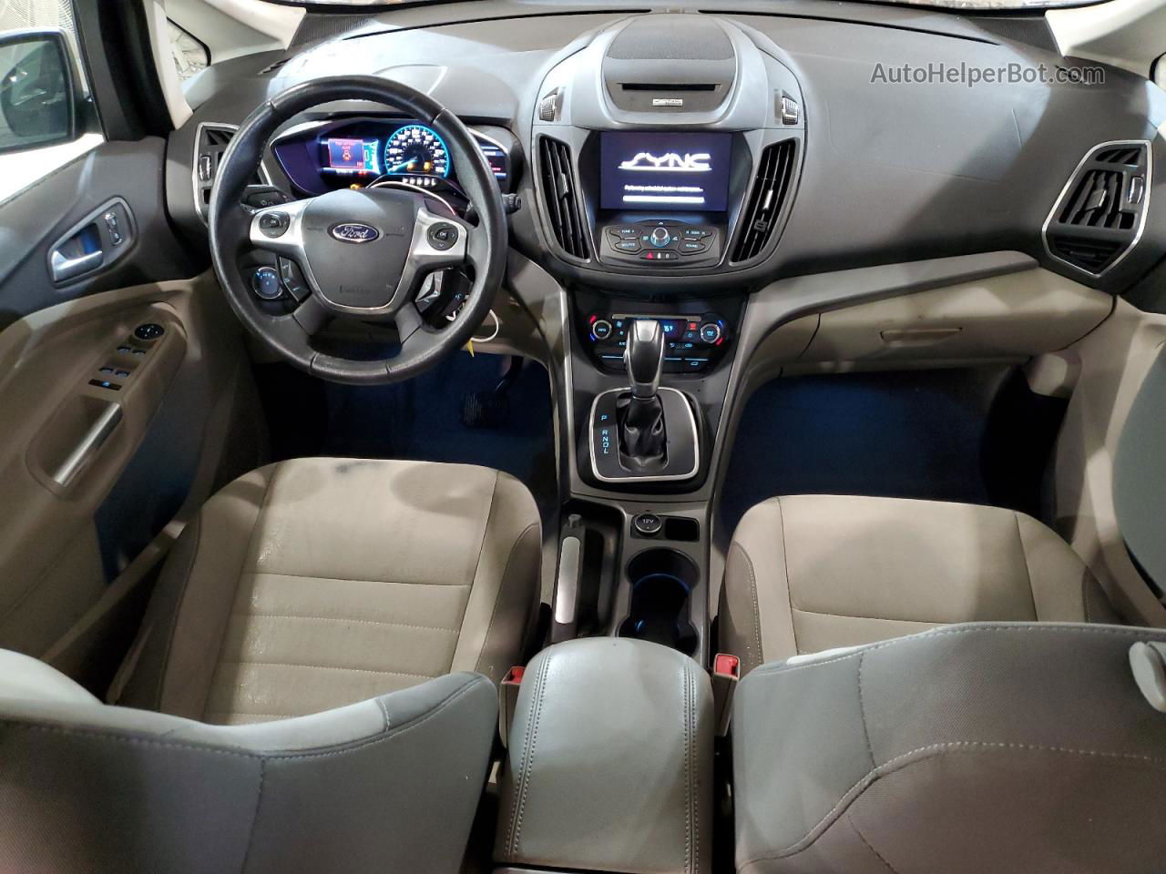 2013 Ford C-max Se Белый vin: 1FADP5AU9DL506108