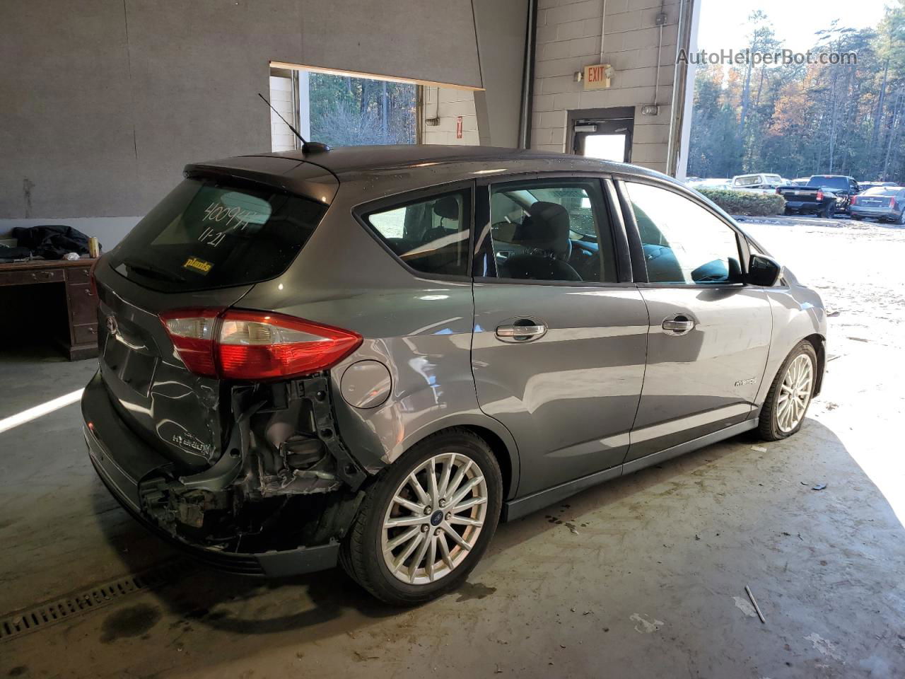 2013 Ford C-max Se Gray vin: 1FADP5AU9DL507100