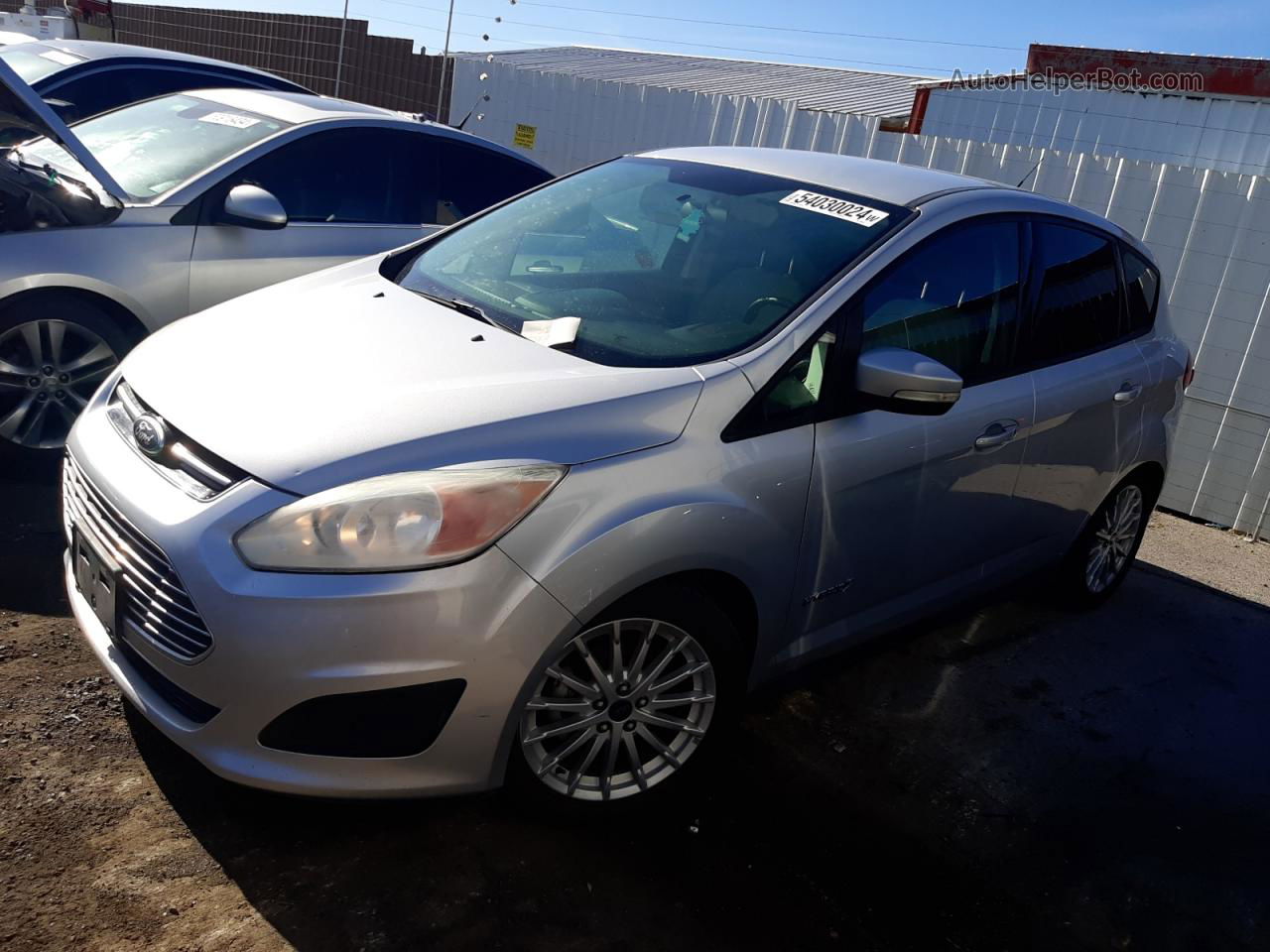 2013 Ford C-max Se Silver vin: 1FADP5AU9DL536354