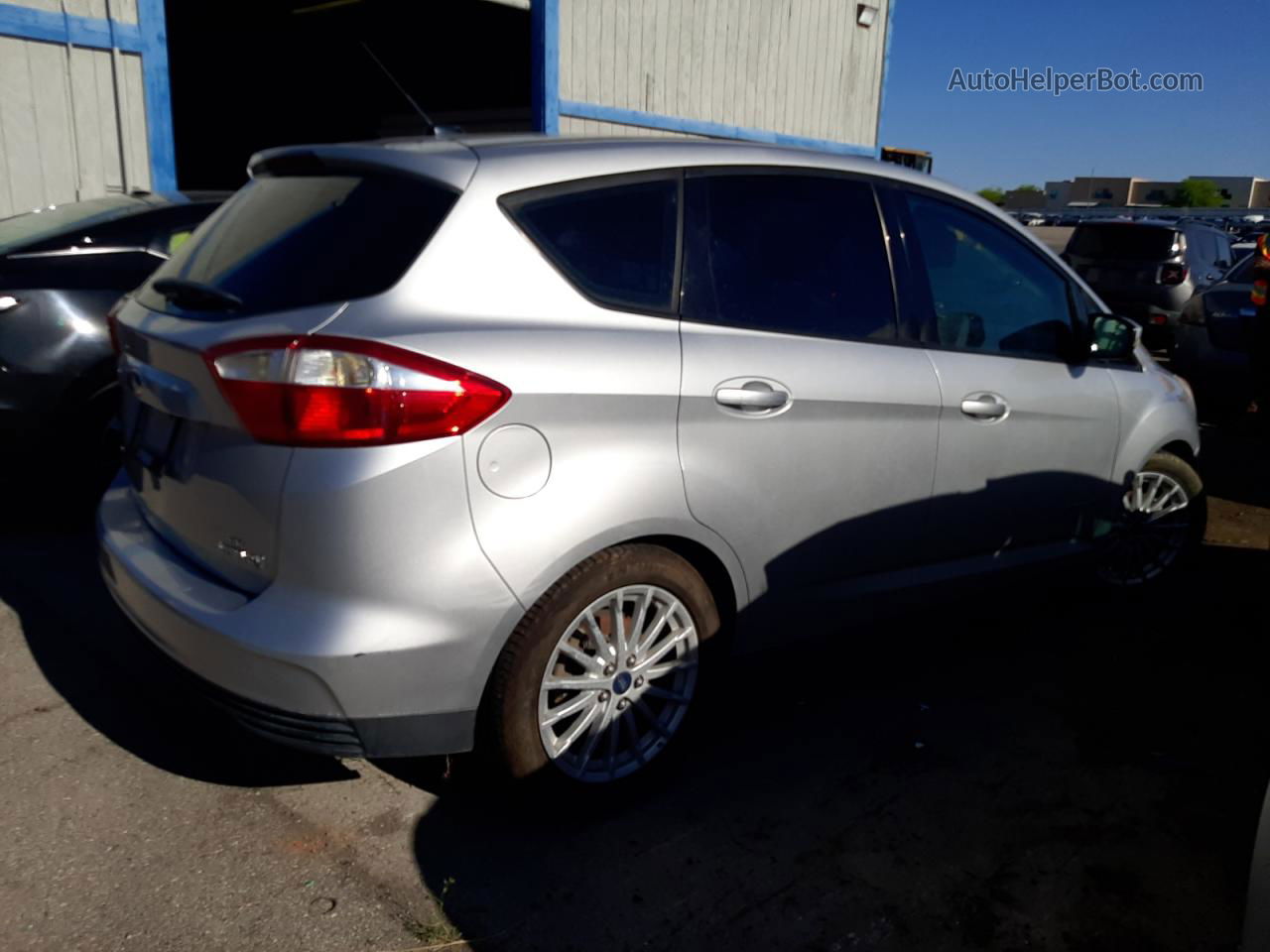 2013 Ford C-max Se Silver vin: 1FADP5AU9DL536354