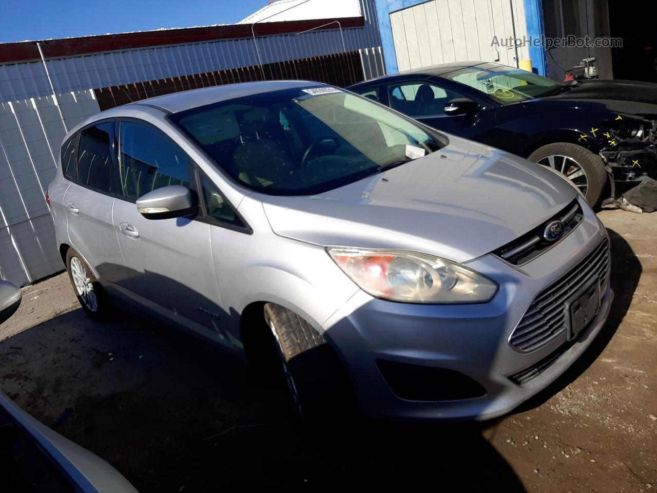 2013 Ford C-max Se Silver vin: 1FADP5AU9DL536354