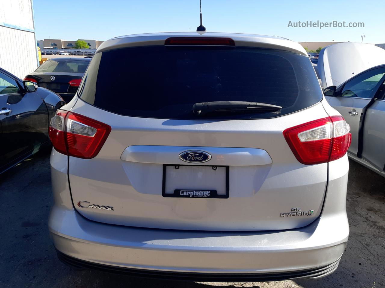 2013 Ford C-max Se Silver vin: 1FADP5AU9DL536354