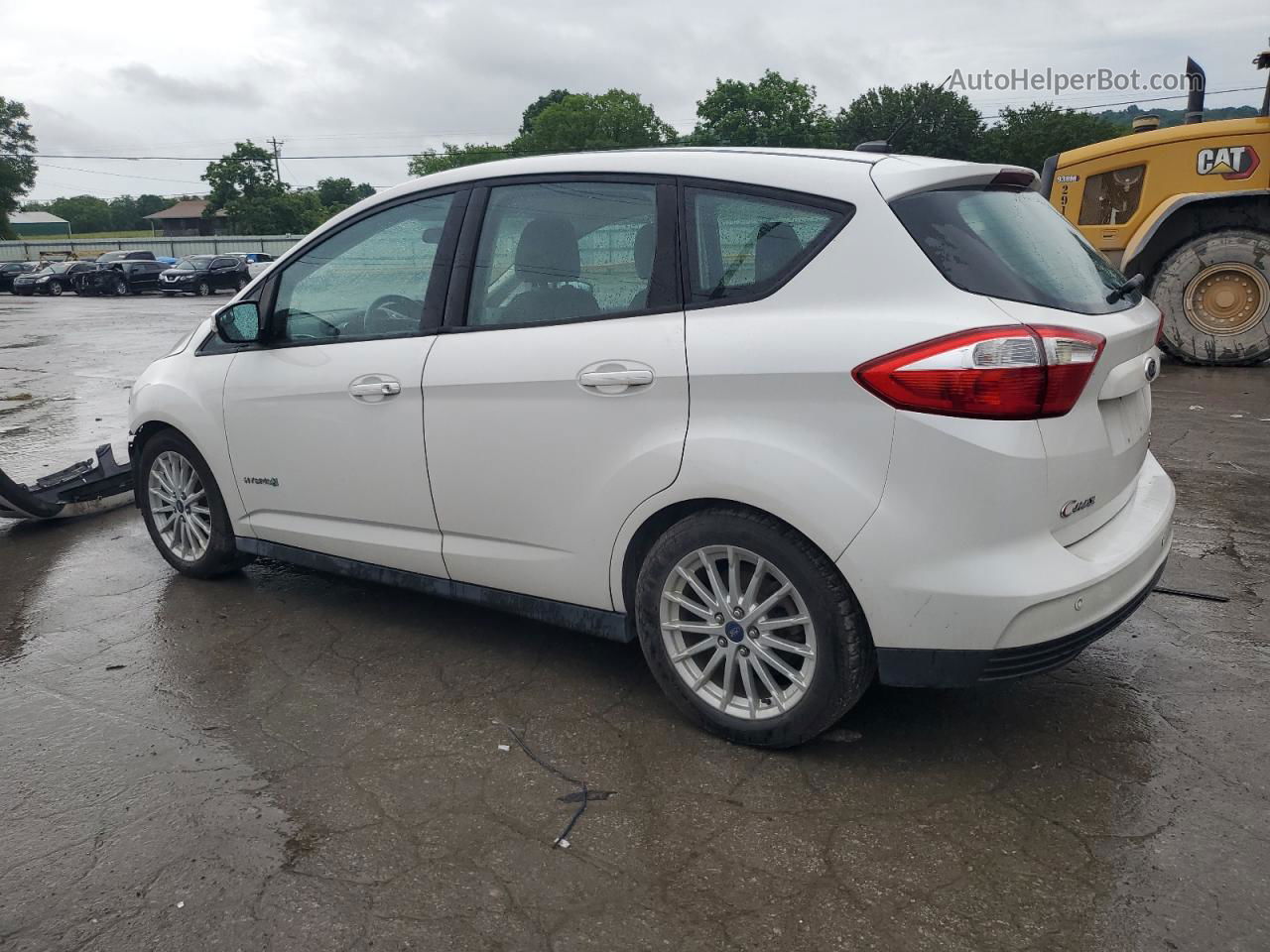 2013 Ford C-max Se White vin: 1FADP5AU9DL548889