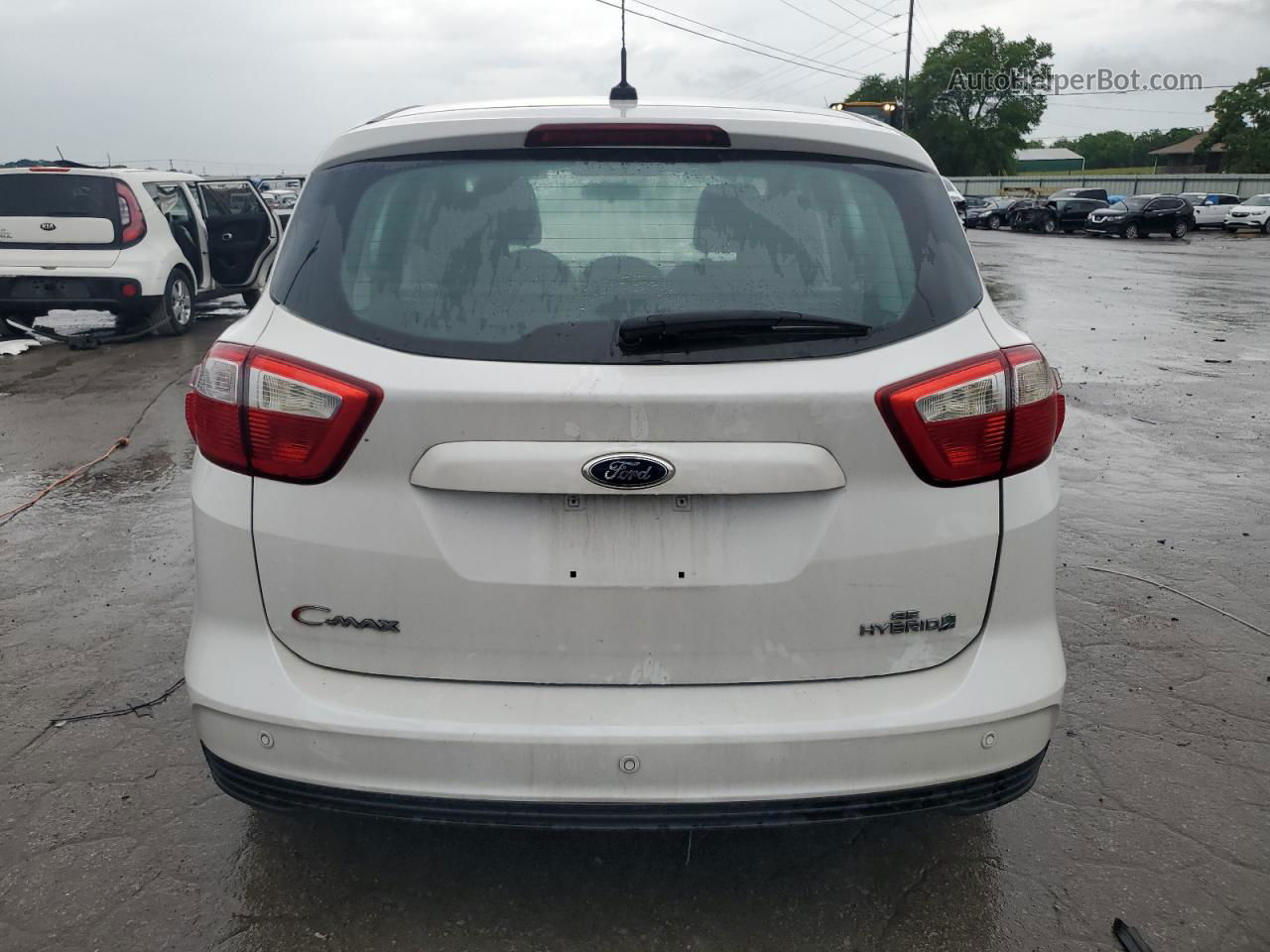 2013 Ford C-max Se Белый vin: 1FADP5AU9DL548889