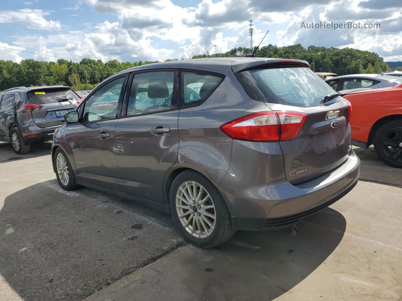 2013 Ford C-max Se Gray vin: 1FADP5AU9DL555843