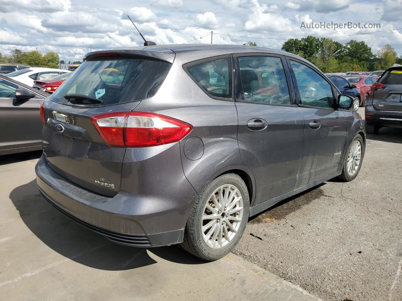 2013 Ford C-max Se Gray vin: 1FADP5AU9DL555843