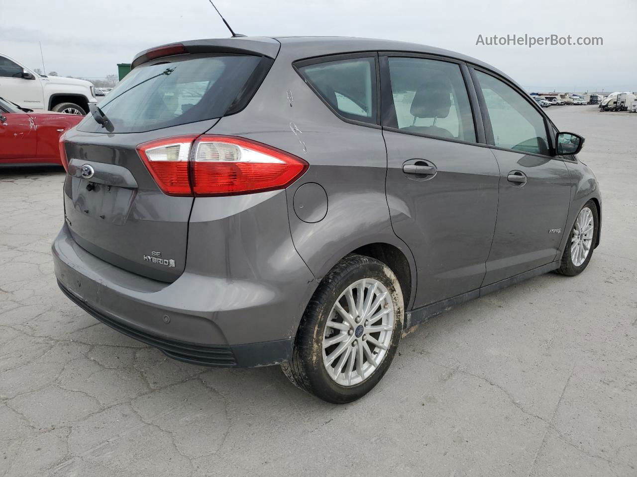 2014 Ford C-max Se Silver vin: 1FADP5AU9EL505803