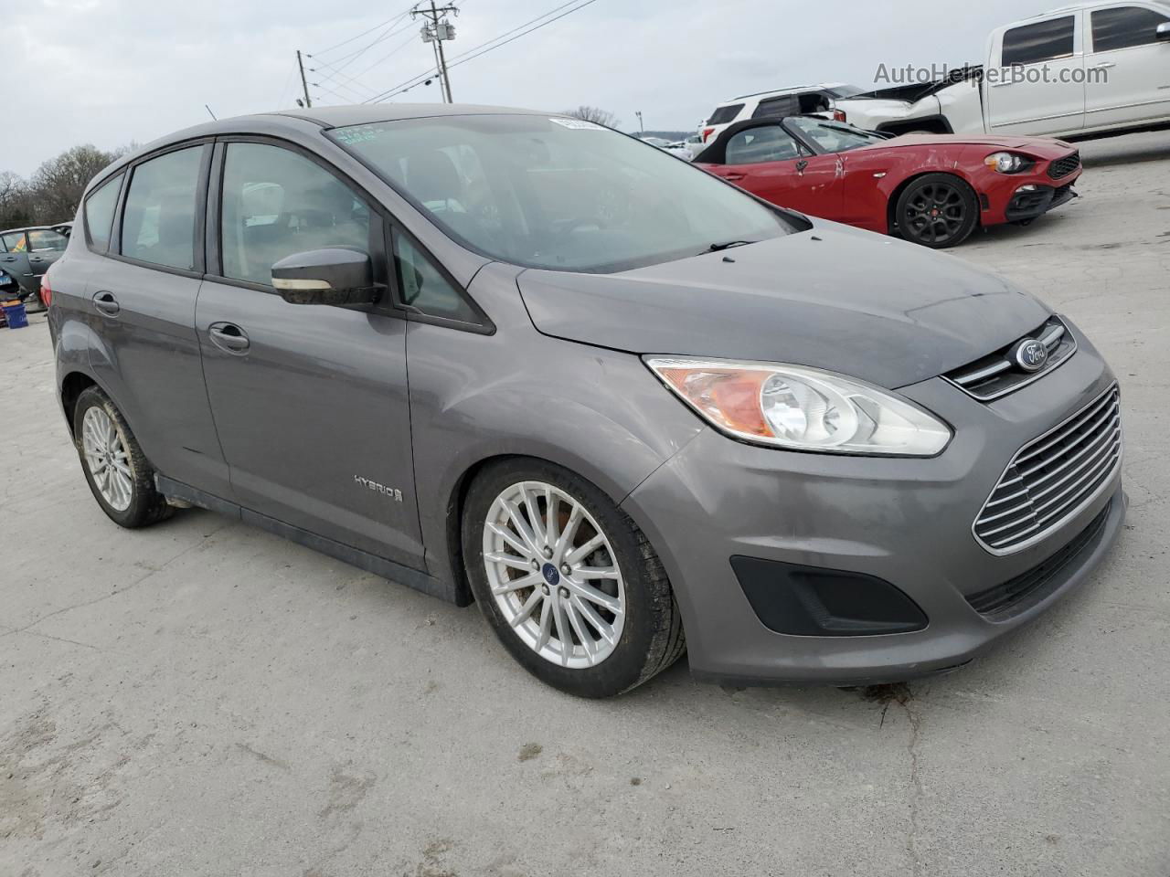 2014 Ford C-max Se Silver vin: 1FADP5AU9EL505803