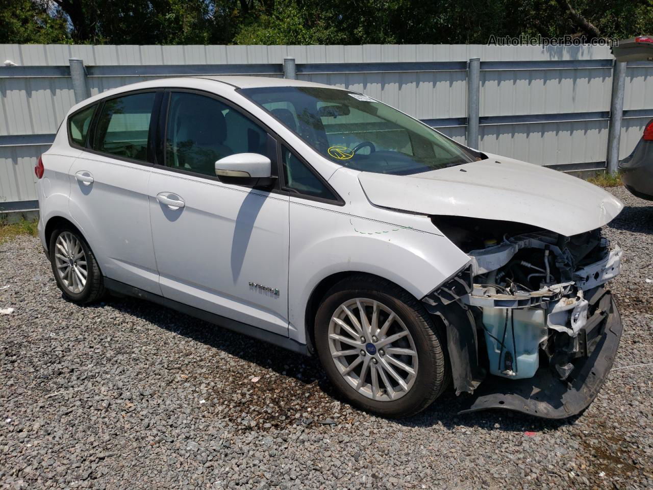 2014 Ford C-max Se White vin: 1FADP5AU9EL509320