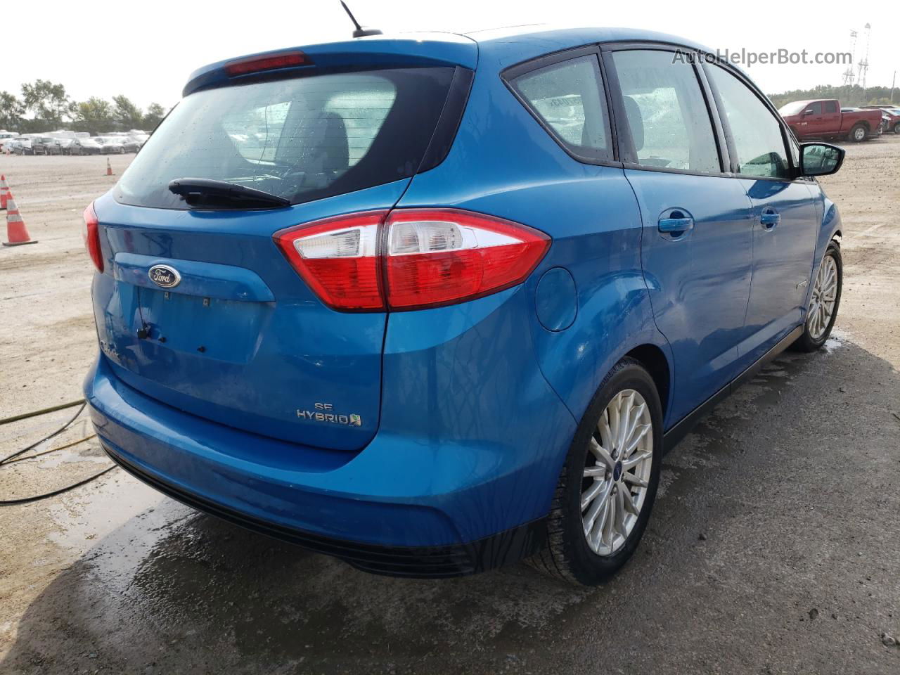 2014 Ford C-max Se Blue vin: 1FADP5AU9EL516834